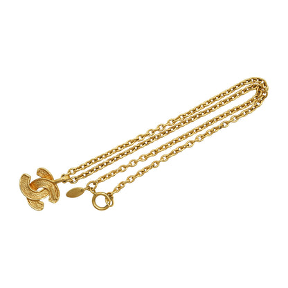 Vintage Small CC Matelasse Pendant Necklace