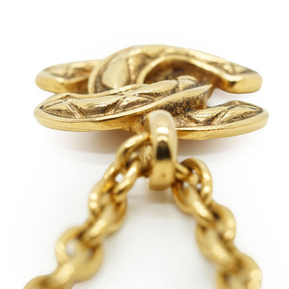 Vintage Small CC Matelasse Pendant Necklace