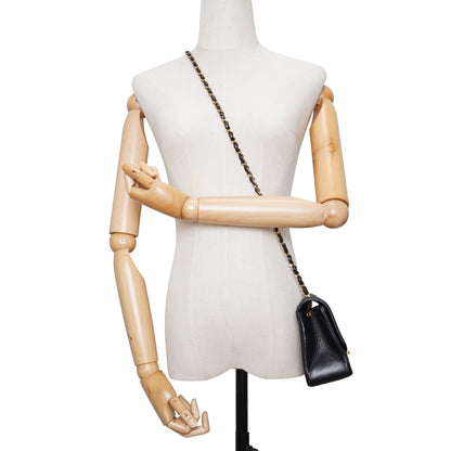 Vintage Lambskin Matelasse Diana 22 Flap Chain Shoulder Bag
