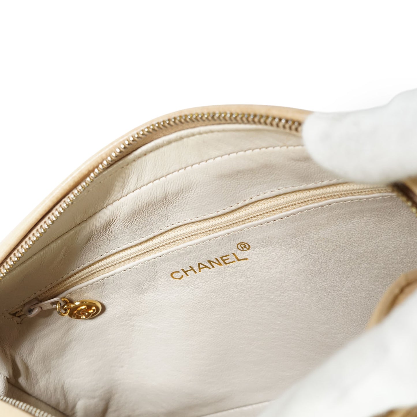 CC Lambskin Matelasse Fringe Chain Shoulder Camera Bag