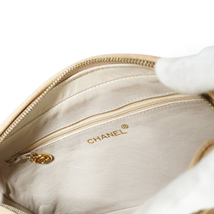 CC Lambskin Matelasse Fringe Chain Shoulder Camera Bag