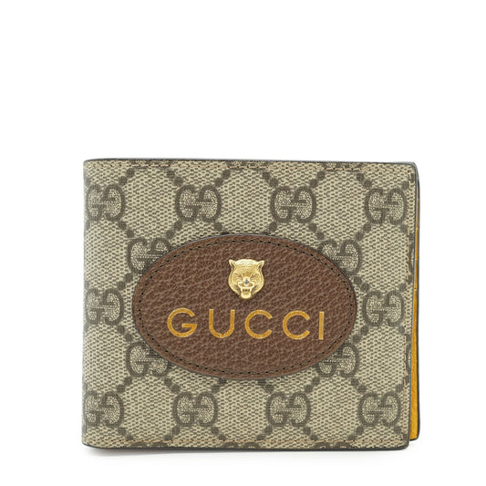 Neo Vintage GG Supreme Coated Canvas Bifold Wallet