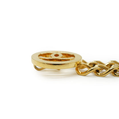 CC Sunburst Medallion Double-Layer Chain Waist Belt