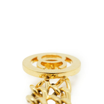 CC Sunburst Medallion Double-Layer Chain Waist Belt