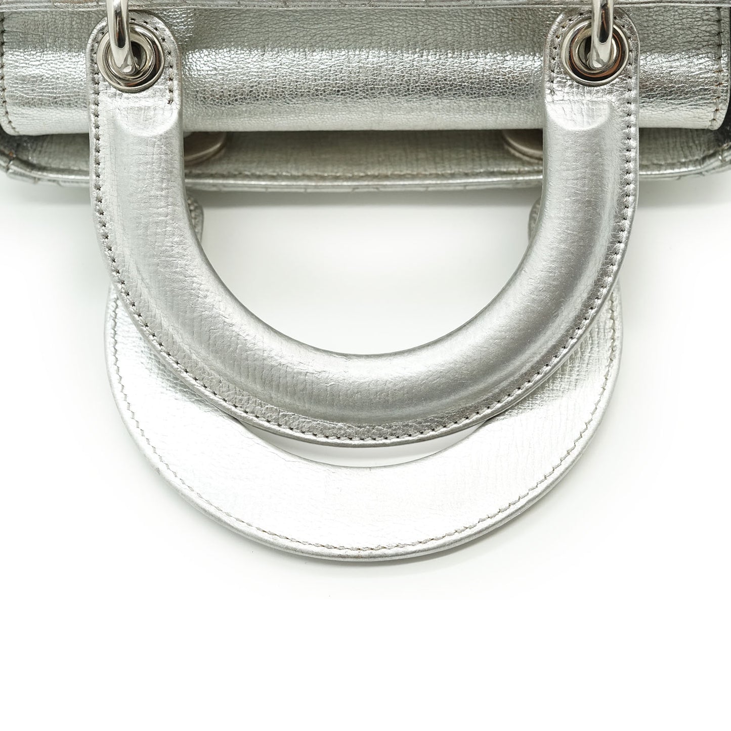 Lady Dior My ABCDior Cannage Metallic Lambskin Small