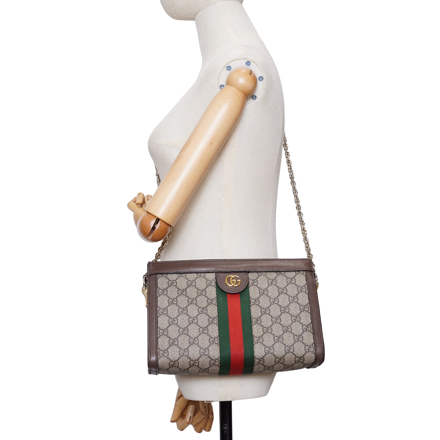 GG Supreme Ophidia Small Chain Shoulder Bag