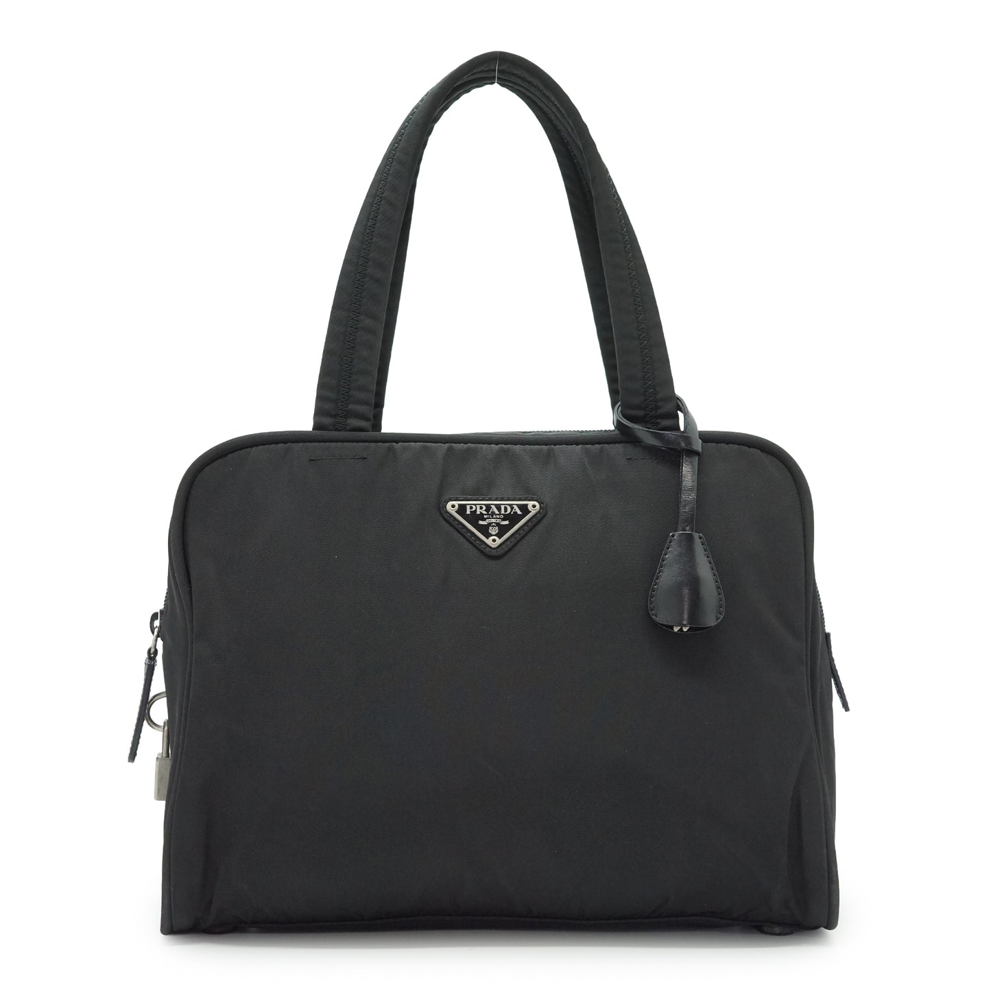 Vintage Tessuto Nylon Small Boston Bag
