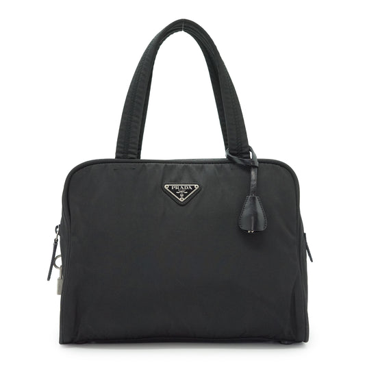 Vintage Tessuto Nylon Small Boston Bag