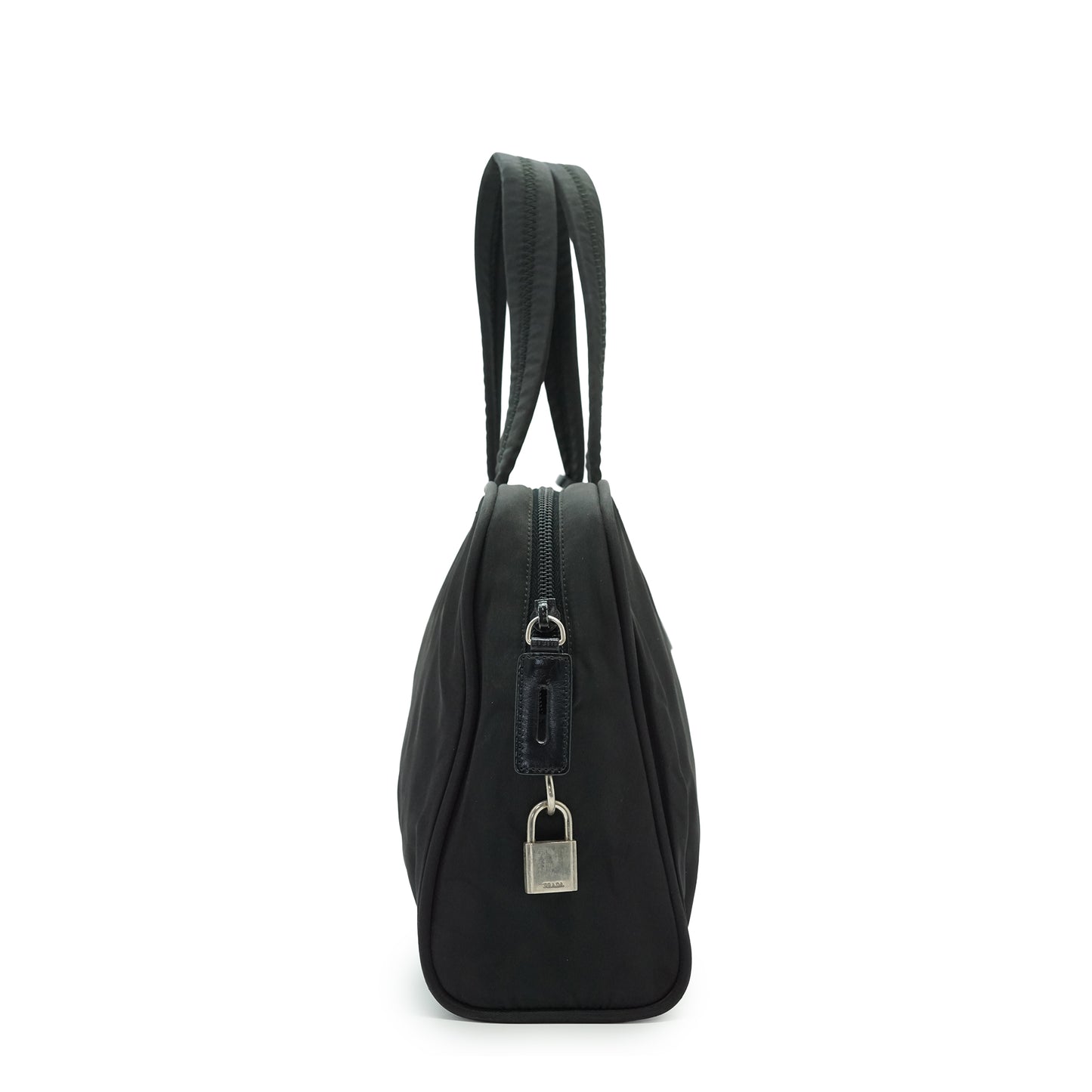 Vintage Tessuto Nylon Small Boston Bag