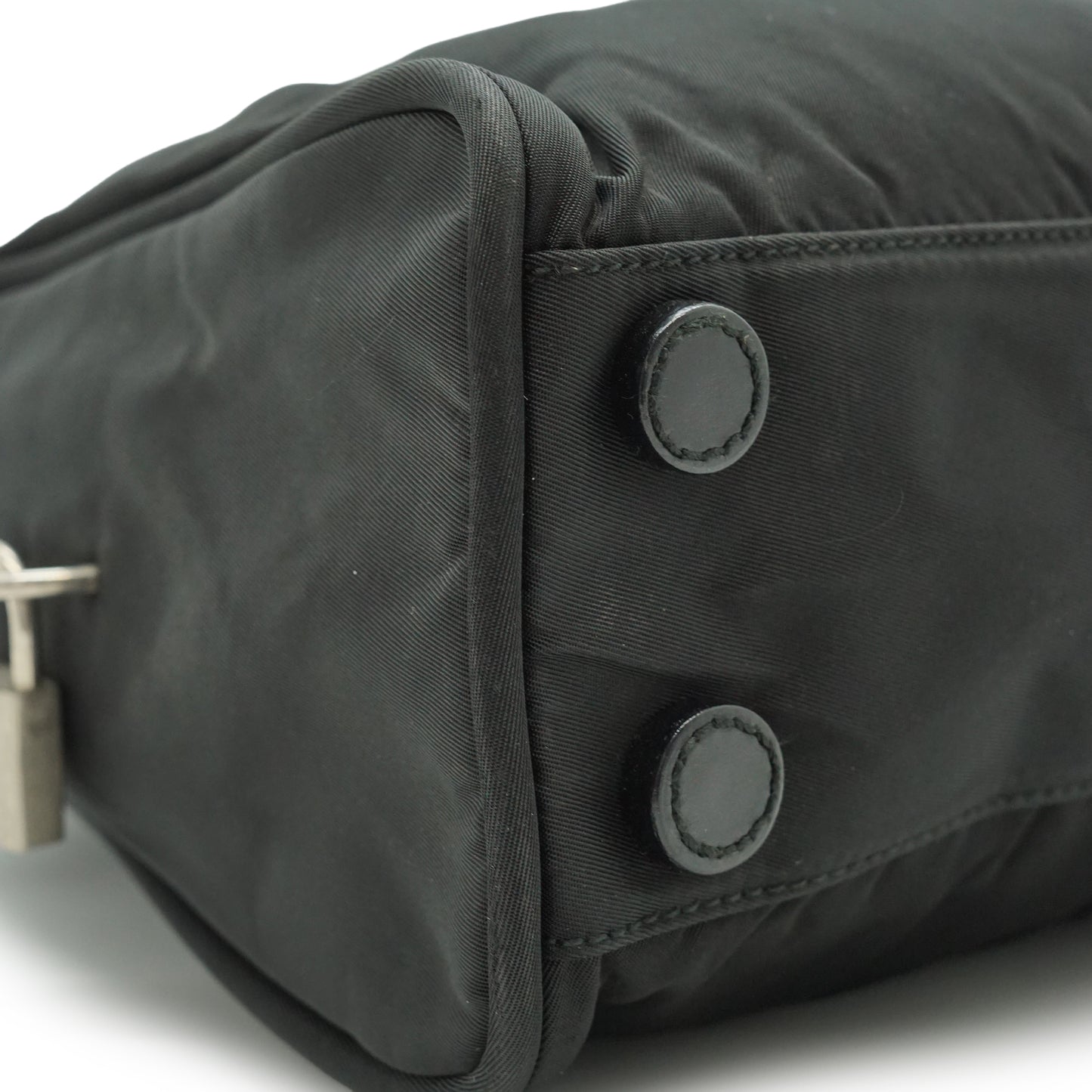 Vintage Tessuto Nylon Small Boston Bag