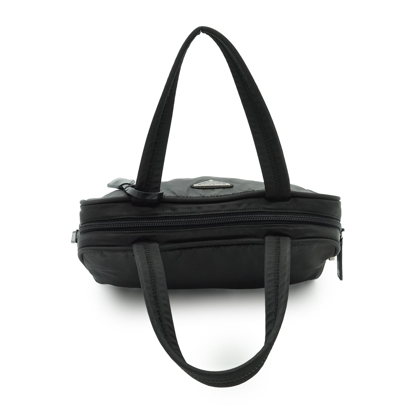Vintage Tessuto Nylon Small Boston Bag