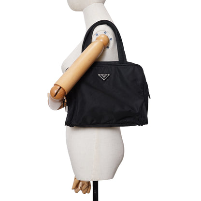 Vintage Tessuto Nylon Small Boston Bag