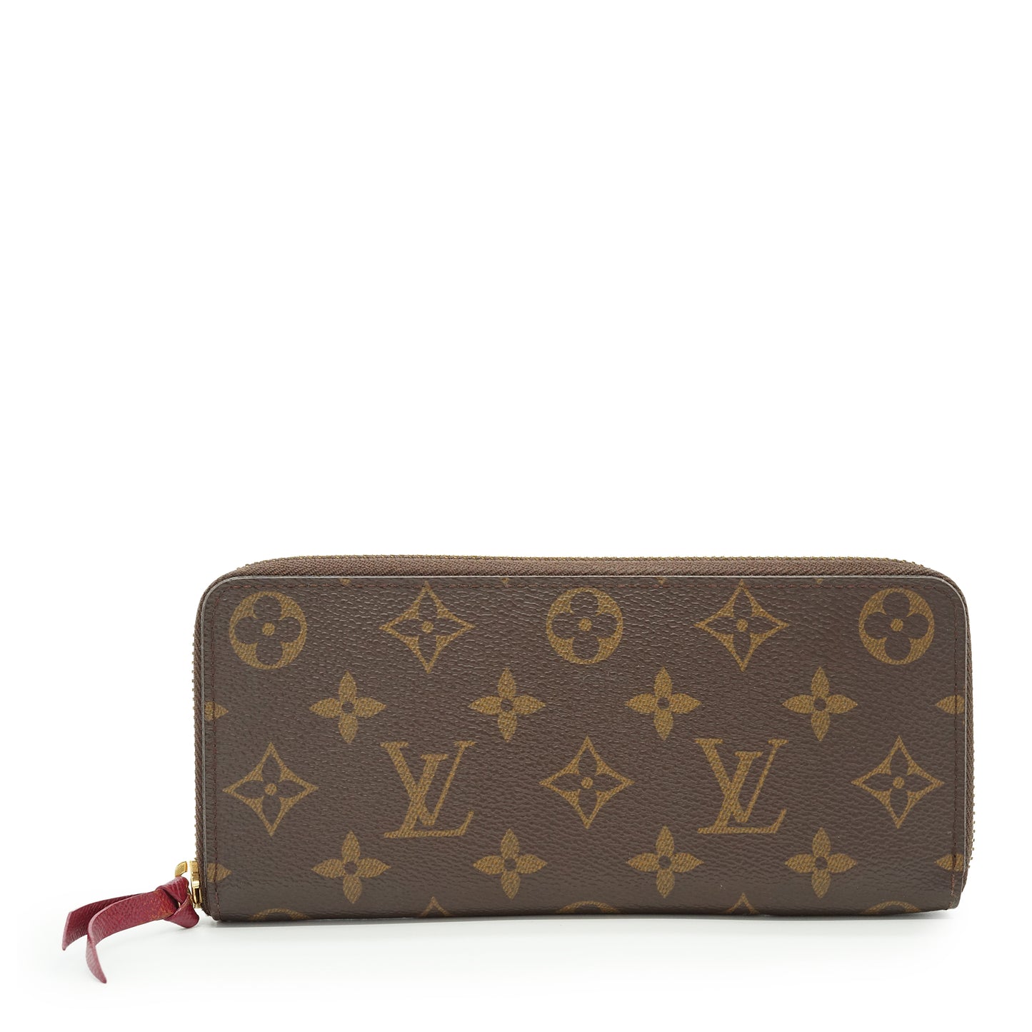 Monogram Portefeuille Clemence Fuchsia Long Wallet