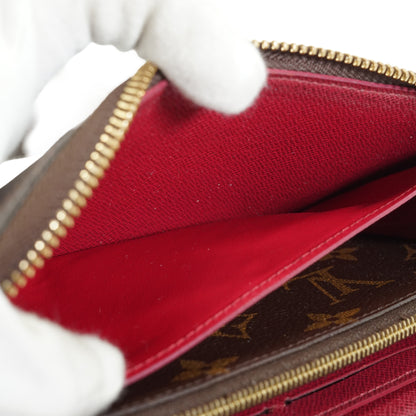 Monogram Portefeuille Clemence Fuchsia Long Wallet