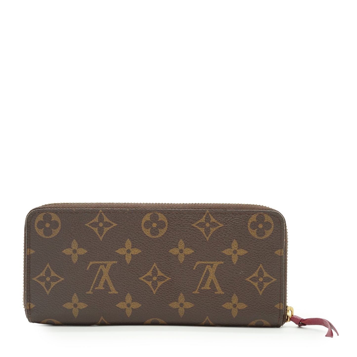 Monogram Portefeuille Clemence Fuchsia Long Wallet