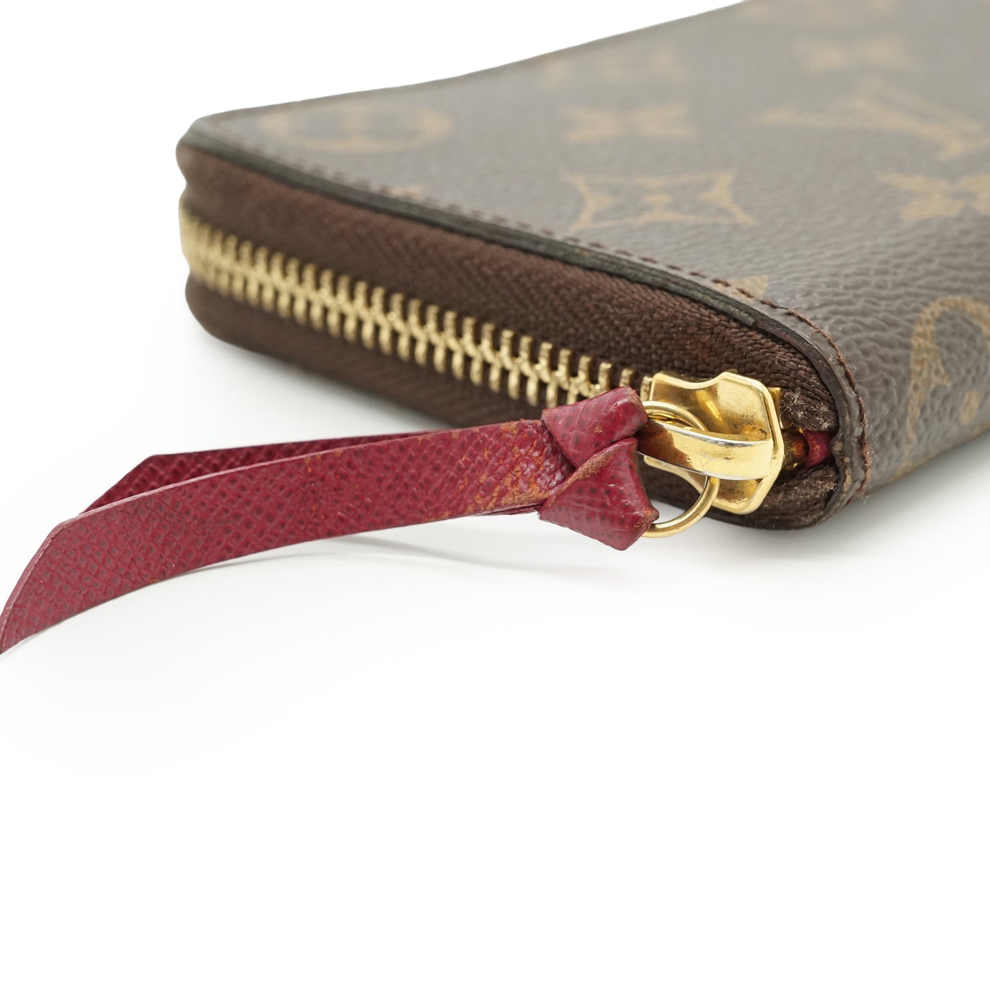 Monogram Portefeuille Clemence Fuchsia Long Wallet