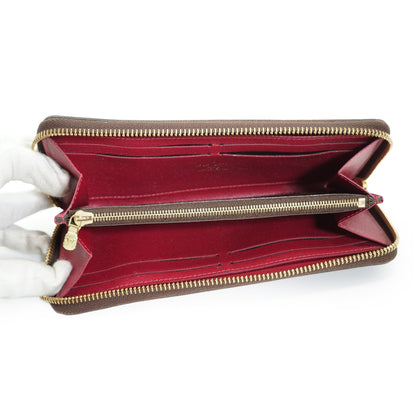 Monogram Portefeuille Clemence Fuchsia Long Wallet