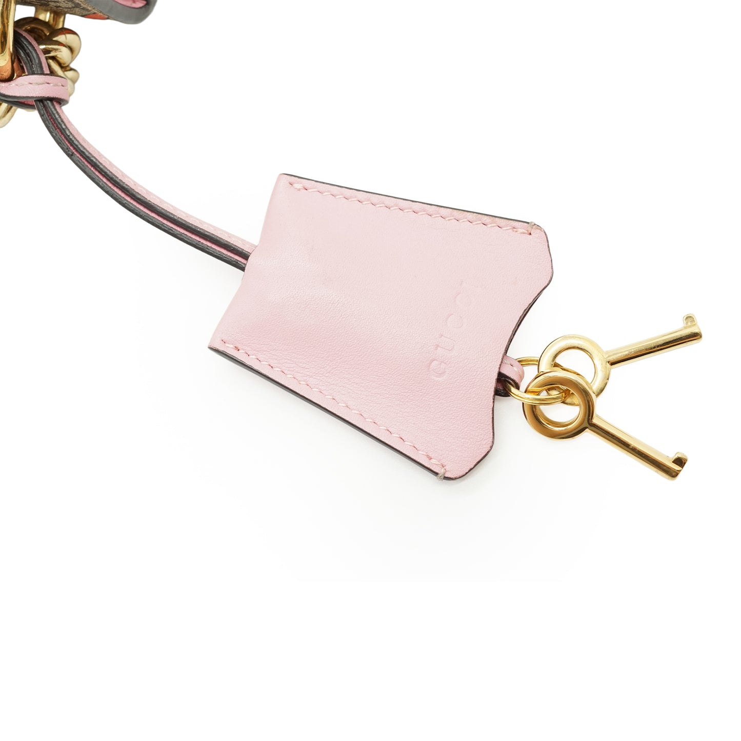 GG Supreme Strawberry Padlock Small Chain Shoulder Bag