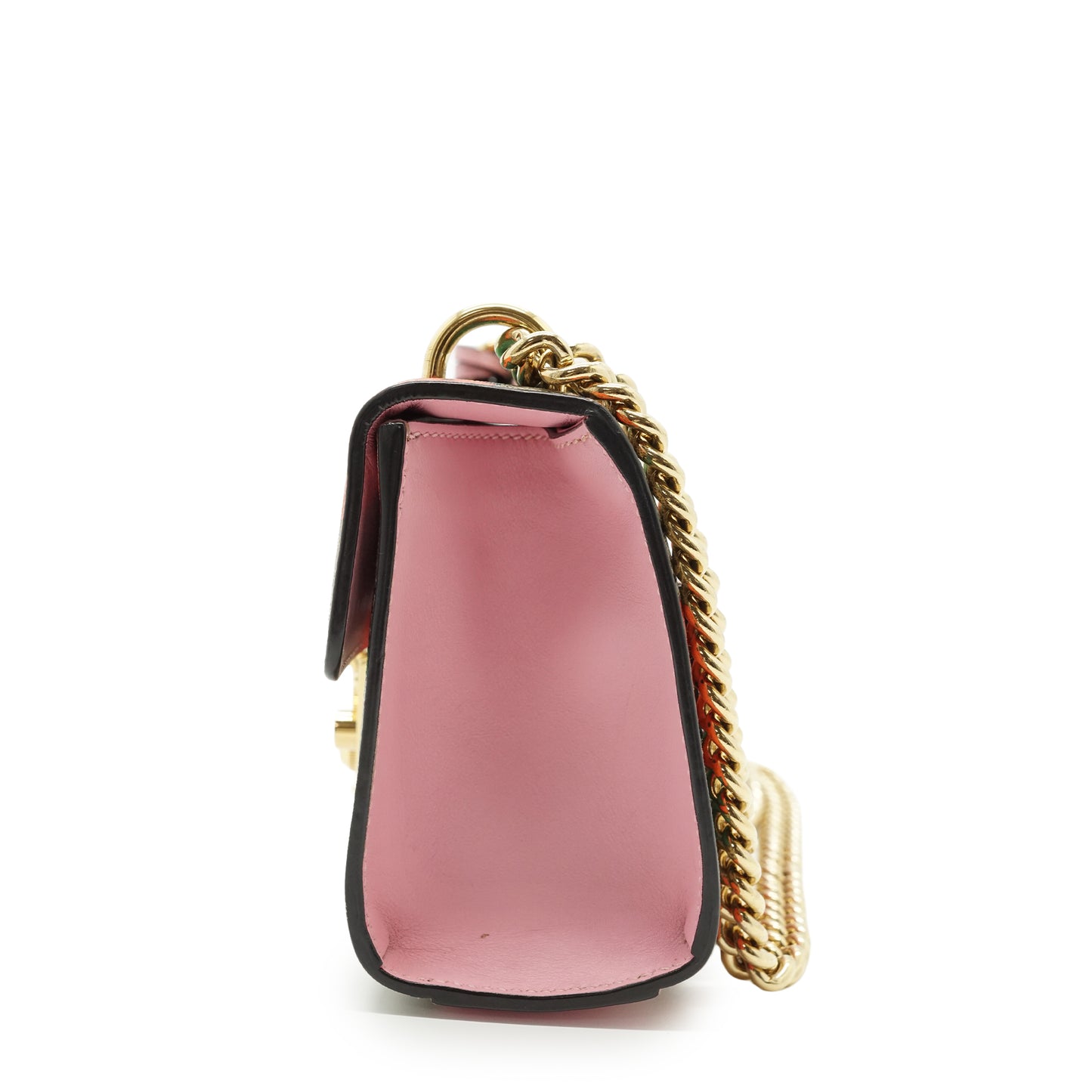 GG Supreme Strawberry Padlock Small Chain Shoulder Bag