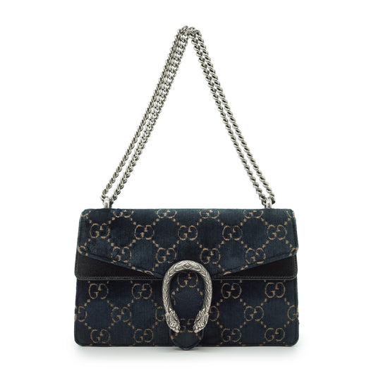 Dionysus GG Velvet Chain Shoulder Bag