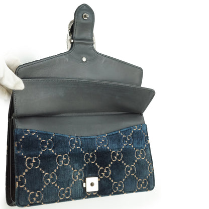 Dionysus GG Velvet Chain Shoulder Bag