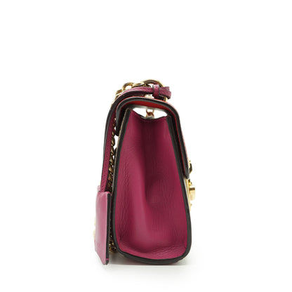 GG Supreme Coated Canvas Padlock Small Chain Shoulder Bag