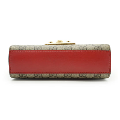 GG Supreme Coated Canvas Padlock Small Chain Shoulder Bag