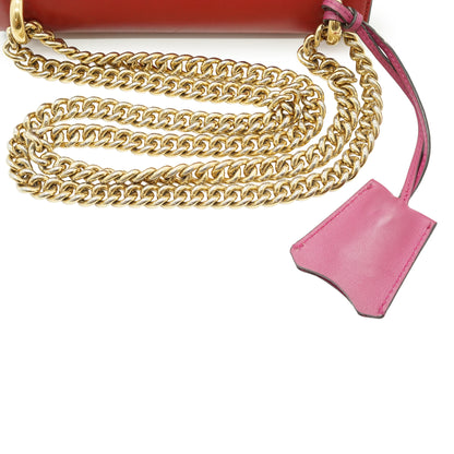 GG Supreme Coated Canvas Padlock Small Chain Shoulder Bag