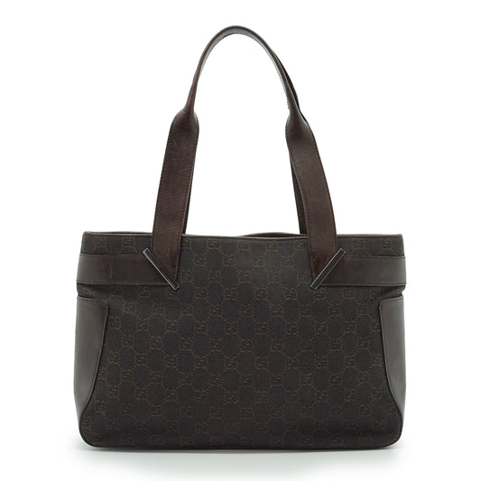 GG Denim Tote