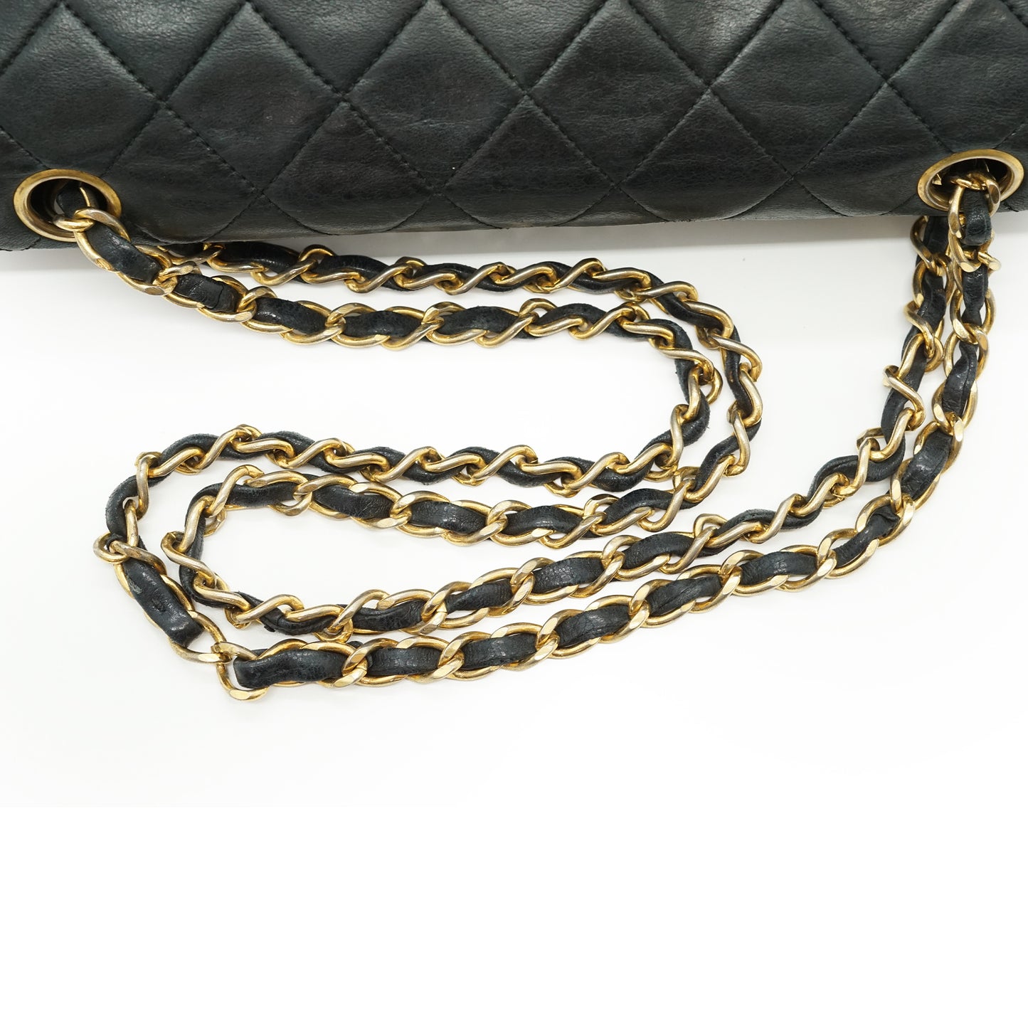 Double Flap Matelasse 25 Lambskin Chain Shoulder Bag