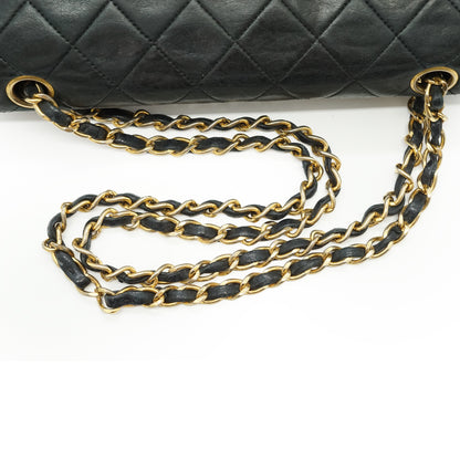 Double Flap Matelasse 25 Lambskin Chain Shoulder Bag