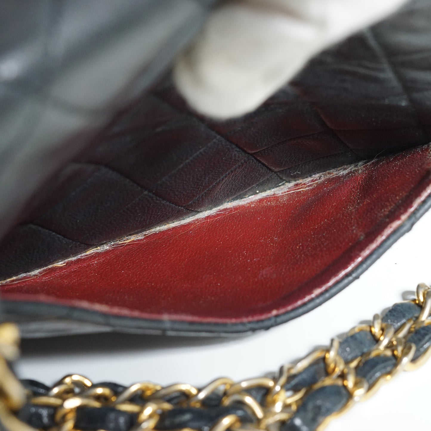 Double Flap Matelasse 25 Lambskin Chain Shoulder Bag