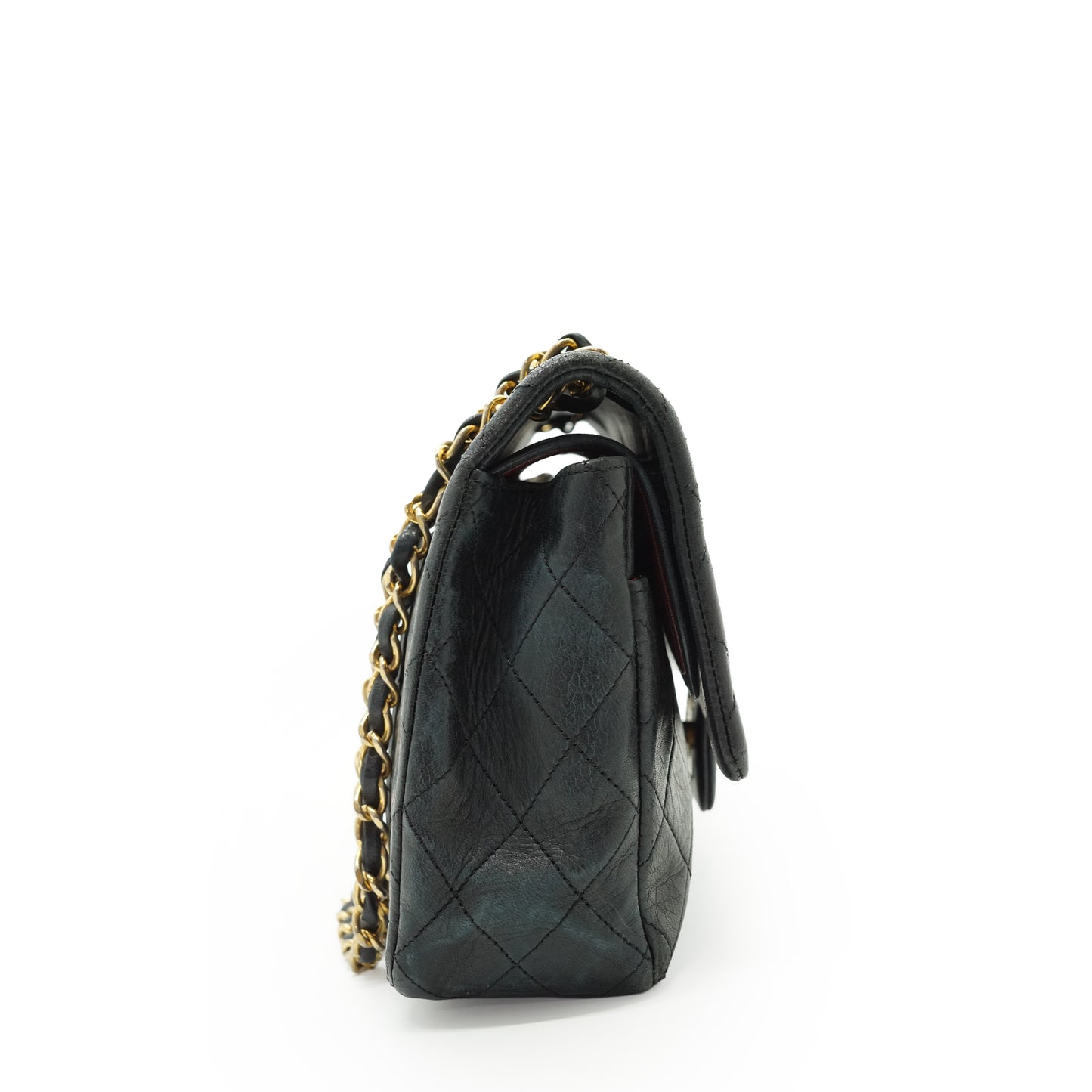 Double Flap Matelasse 25 Lambskin Chain Shoulder Bag