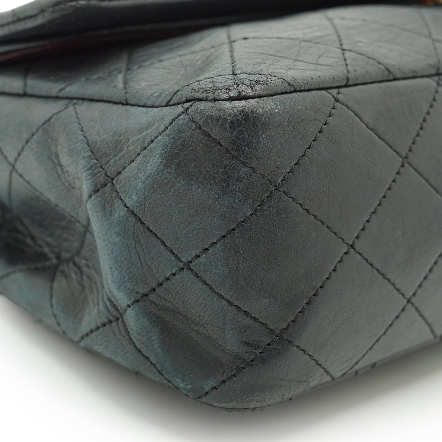 Double Flap Matelasse 25 Lambskin Chain Shoulder Bag