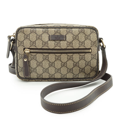 GG Supreme Coated Canvas Camera Crossbody Bag