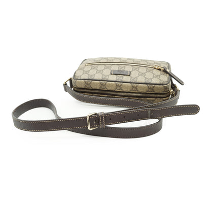 GG Supreme Coated Canvas Camera Crossbody Bag