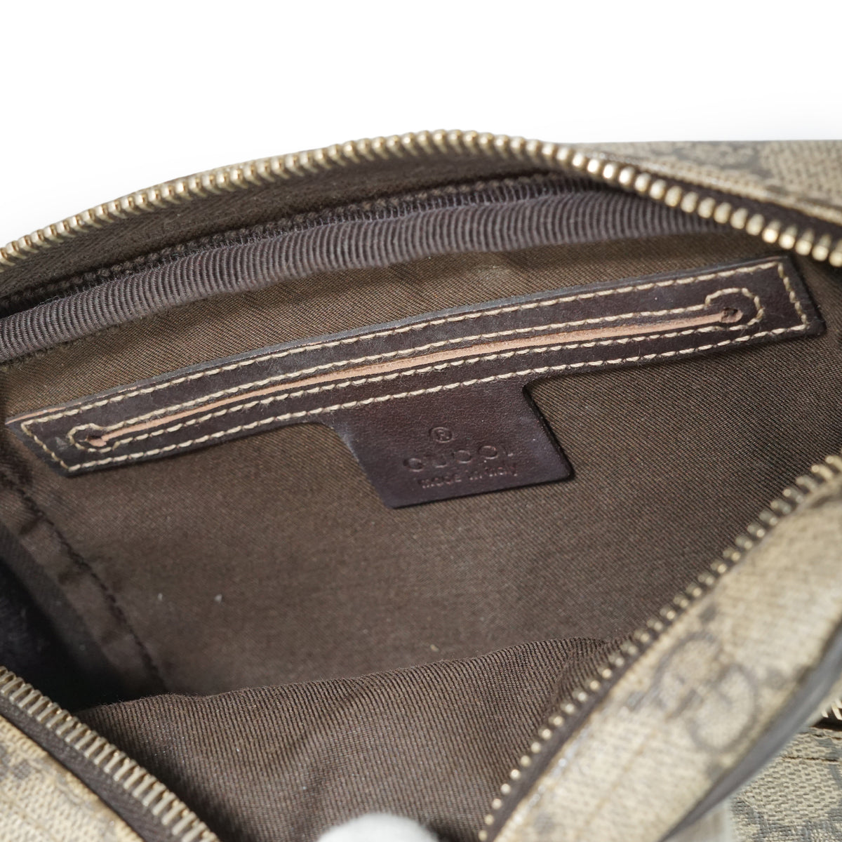 GG Supreme Coated Canvas Camera Crossbody Bag