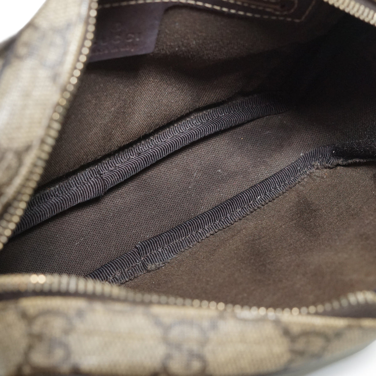 GG Supreme Coated Canvas Camera Crossbody Bag