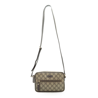 GG Supreme Coated Canvas Camera Crossbody Bag