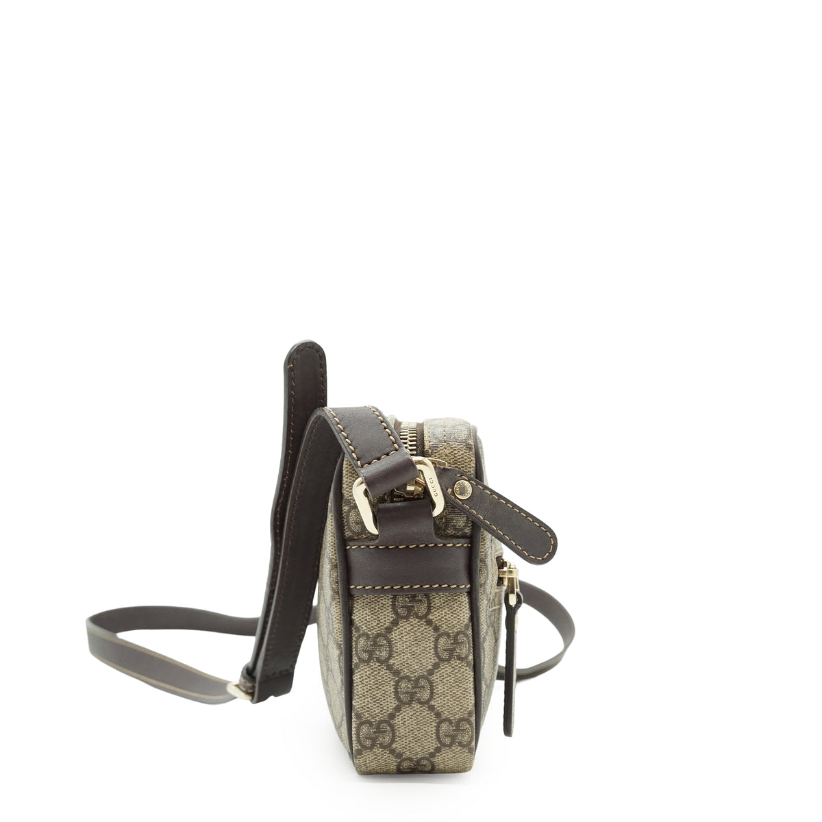 GG Supreme Coated Canvas Camera Crossbody Bag