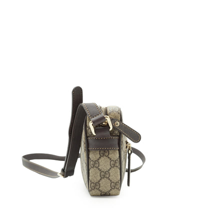 GG Supreme Coated Canvas Camera Crossbody Bag