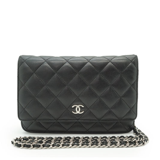Lambskin Classic Matelasse Wallet-on-Chain