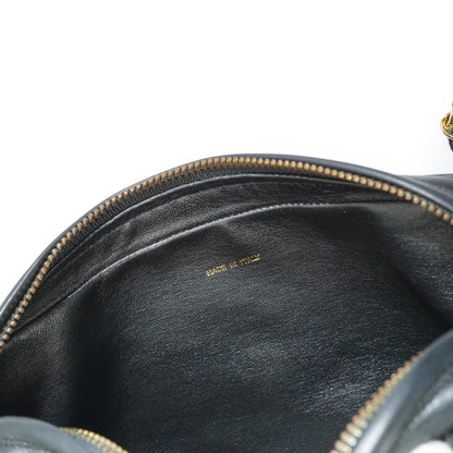 CC Lambskin Fringe Diamond-Stitching Chain Shoulder Camera Bag