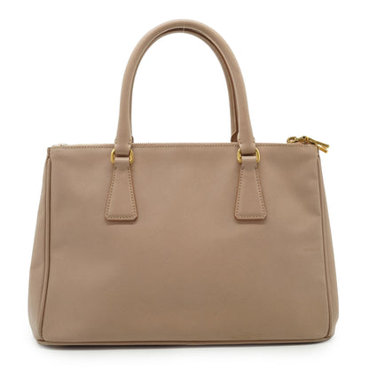 2way Saffiano Galleria Cammeo Double Zip Tote Medium