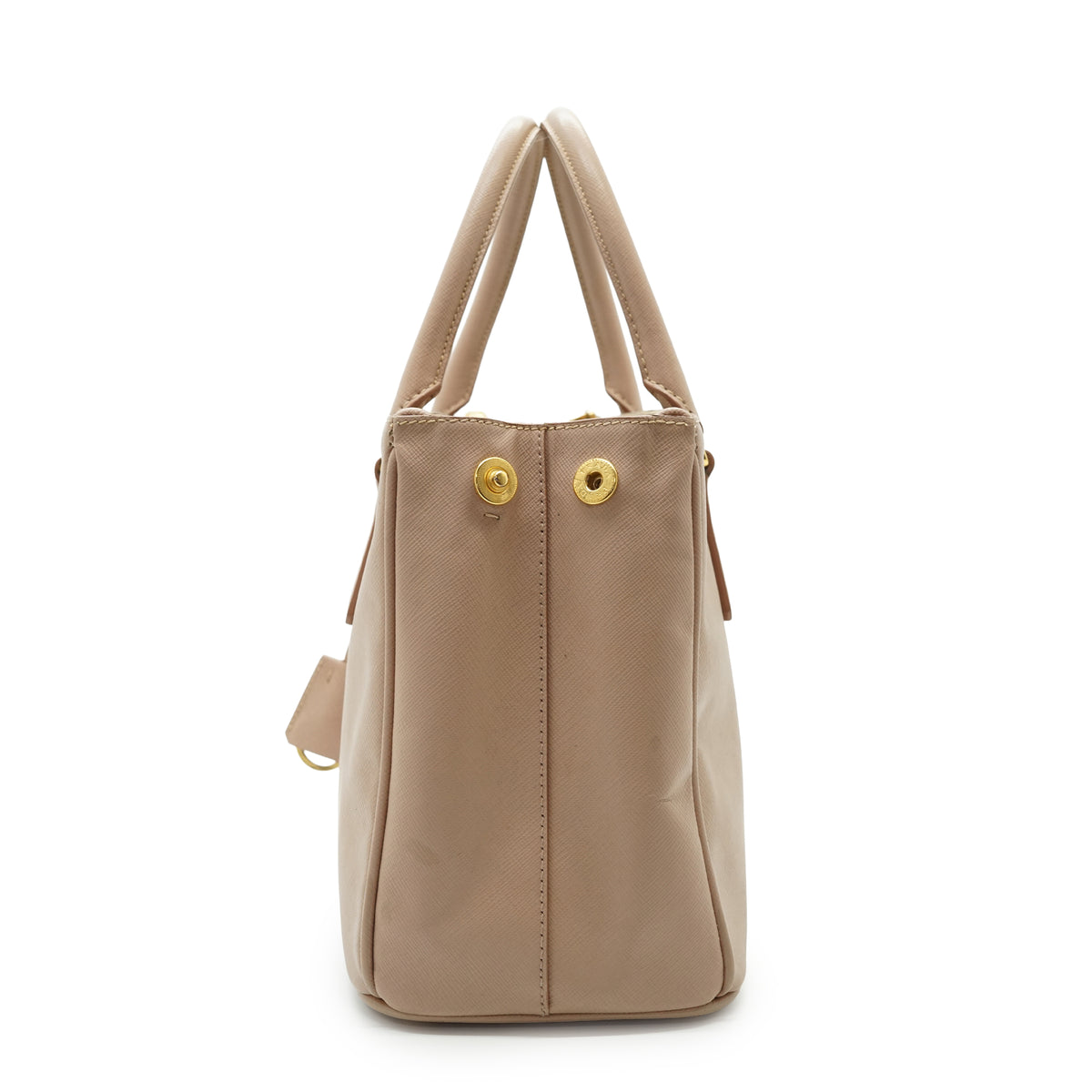 2way Saffiano Galleria Cammeo Double Zip Tote Medium