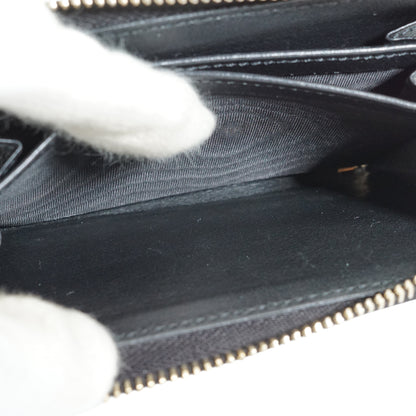 GG Microguccissima Round Zip Compact Wallet