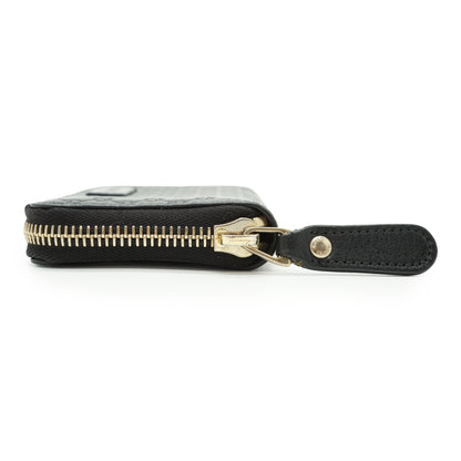 GG Microguccissima Round Zip Compact Wallet