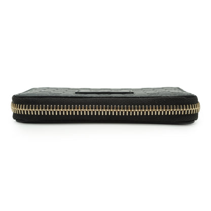 GG Microguccissima Round Zip Compact Wallet