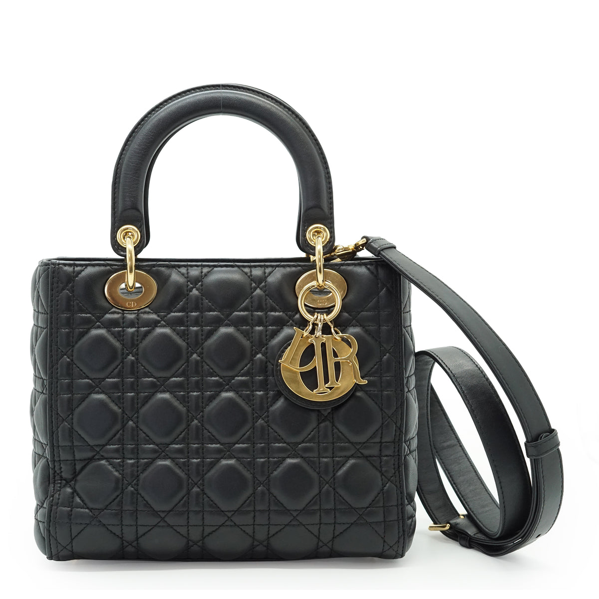 Lady Dior Medium Cannage Lambskin