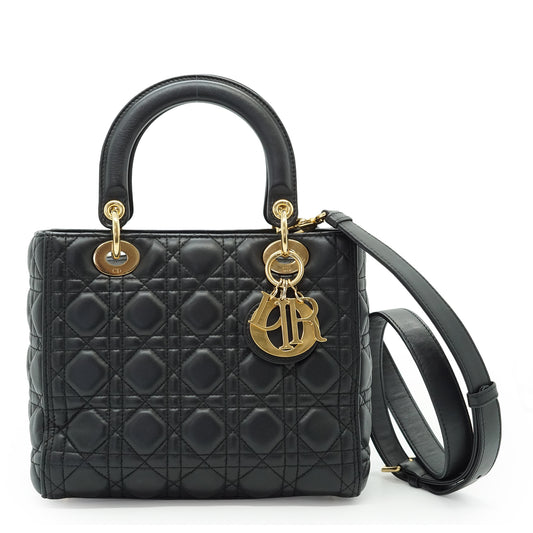 Lady Dior Medium Cannage Lambskin